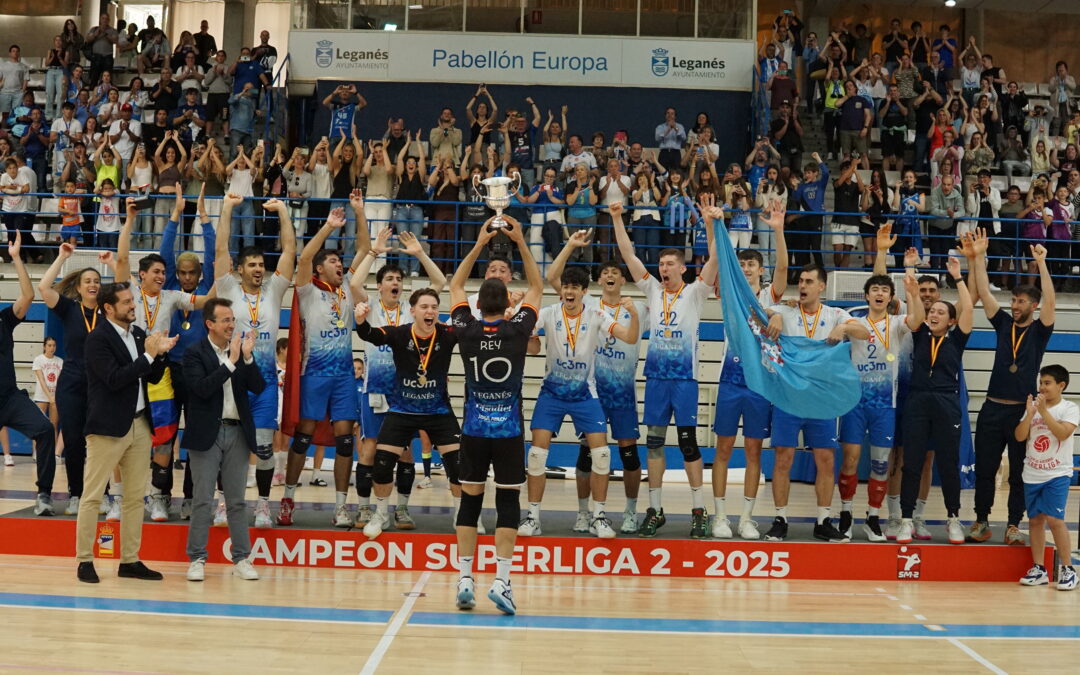 El UC3M Voleibol Leganés hace historia y asciende a la Superliga Masculina