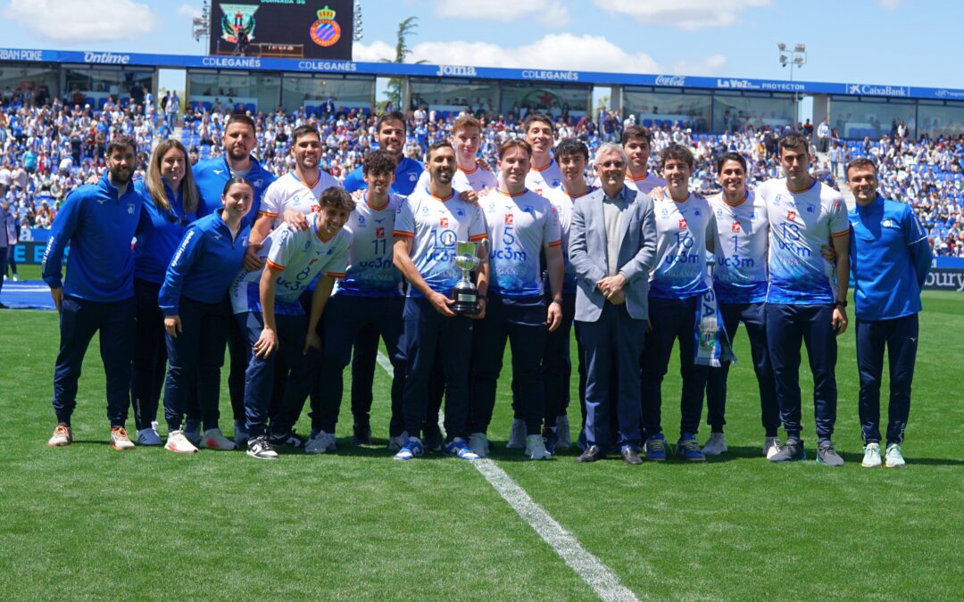 🏟️ Homenaje en Butarque al UC3M Voleibol Leganés, Campeón de Superliga 2