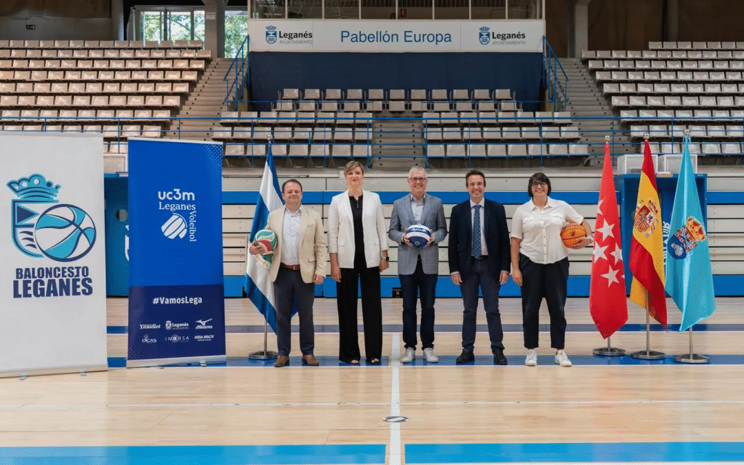 El Club Voleibol Leganés, el Club Deportivo Leganés y el Baloncesto Leganés sellan una alianza para fortalecer el deporte local