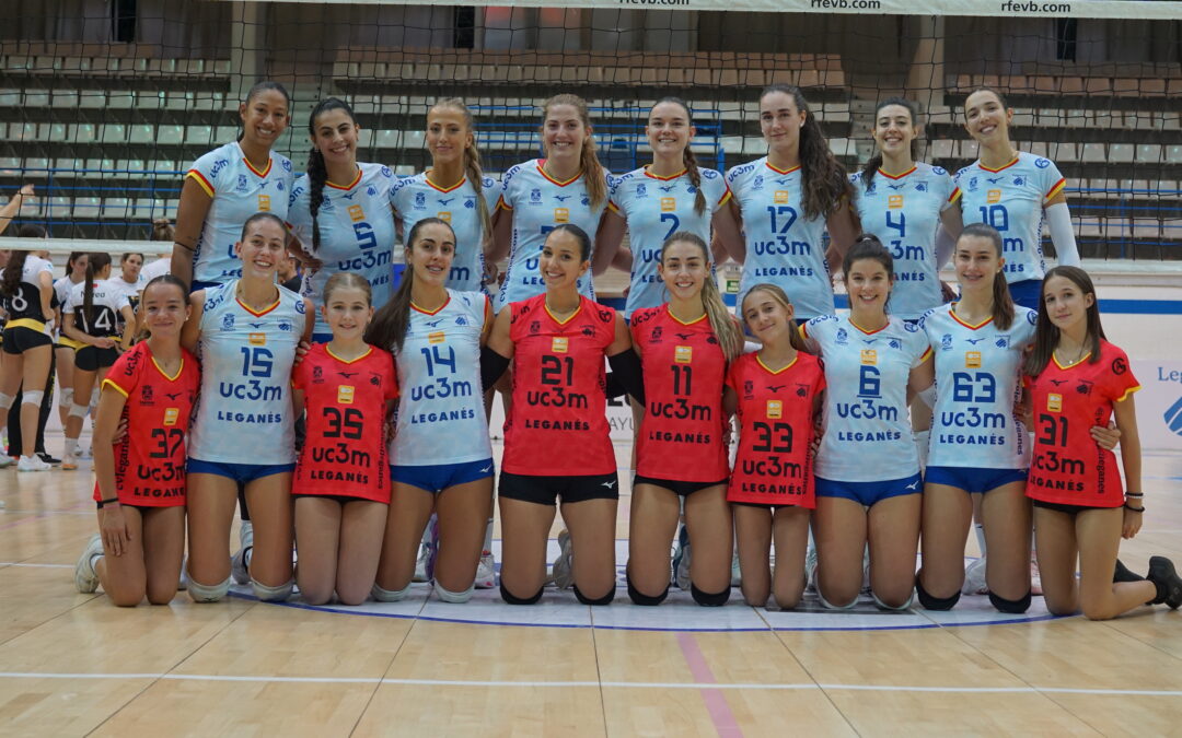 Debut con victoria: El UC3M Voleibol Leganés vence y suma los primeros tres puntos