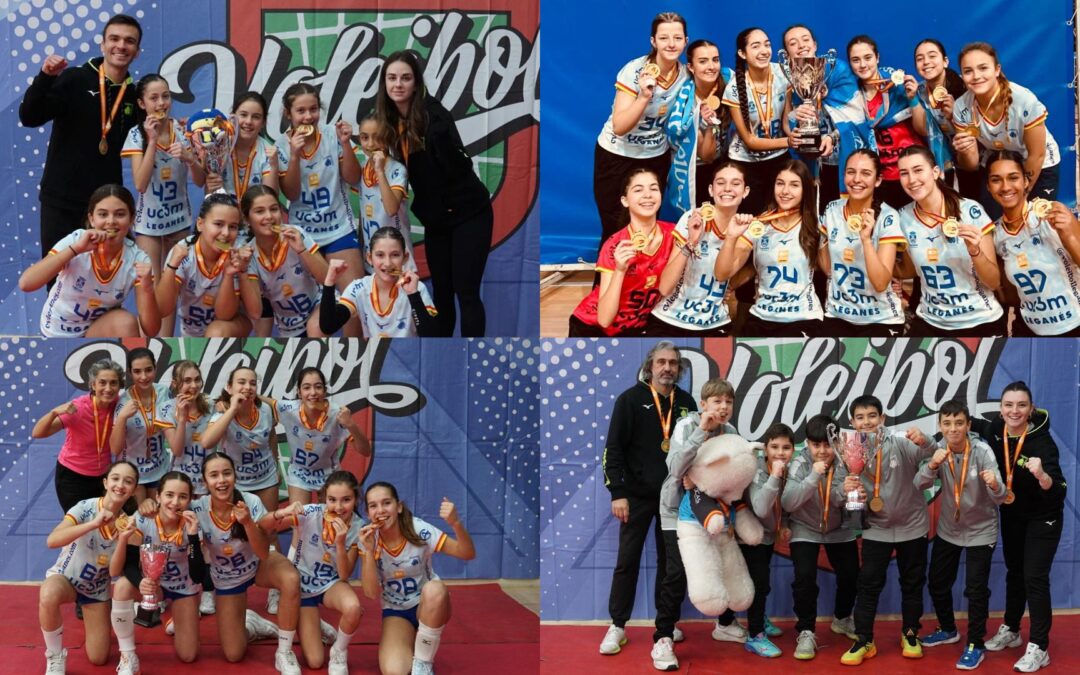 La Cantera del Club Voleibol Leganés brilla en la Copa de España 2025