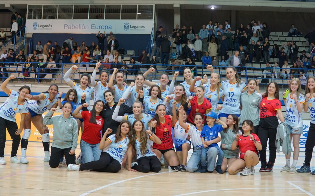 El UC3M Voleibol Leganés se lleva el derbi en el Europa