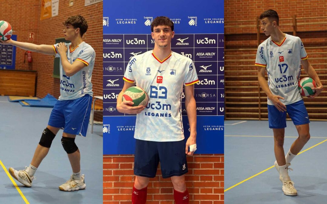 Tres Juveniles del CV Leganés convocados con la Selección Española