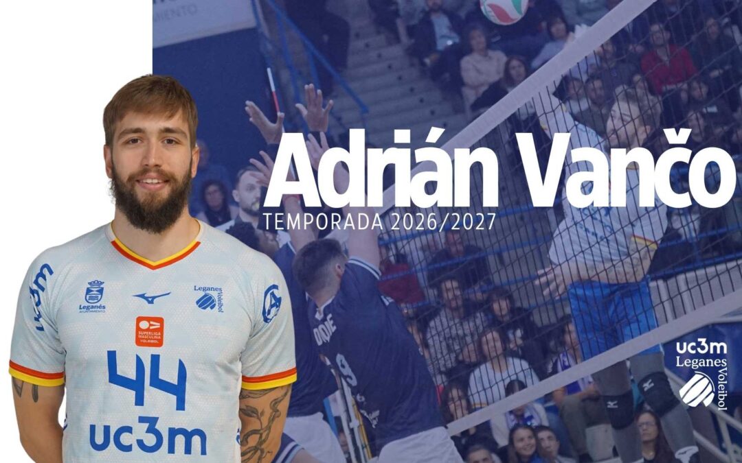 Adrián Vančo renueva con el UC3M Voleibol Leganés: la bestia vuelve al Europa