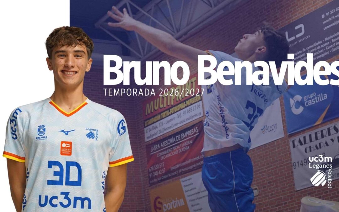 Bruno Benavides, una promesa de la cantera pepinera con el UC3M Voleibol Leganés