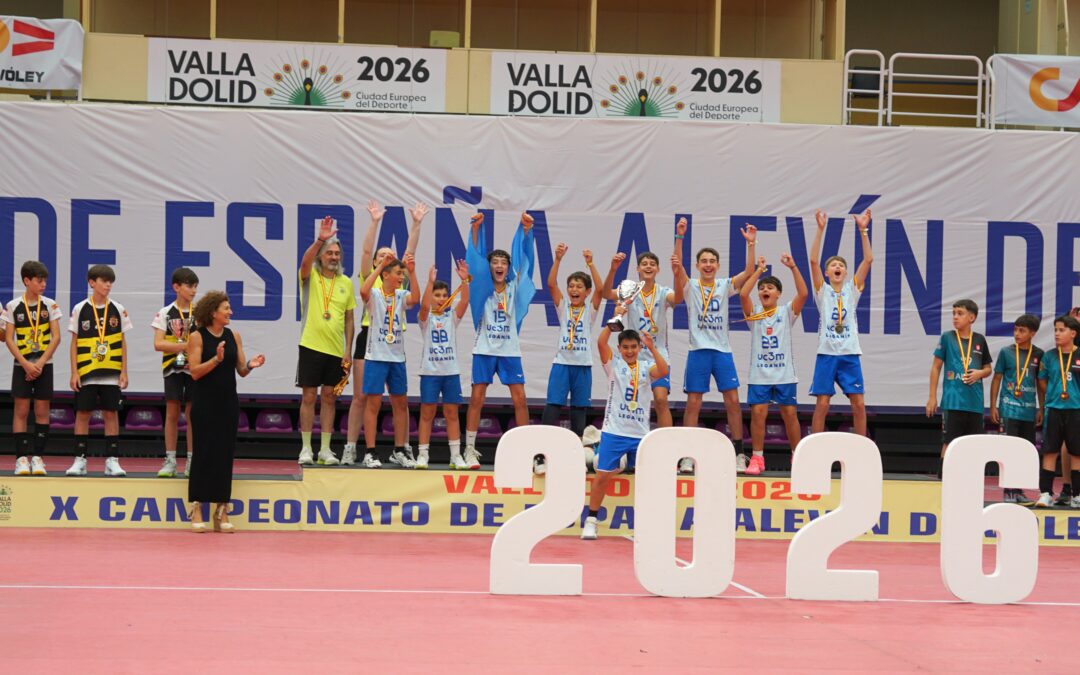 El Alevín Masculino del Club Voleibol Leganés conquista el Campeonato de España 2026 en Valladolid
