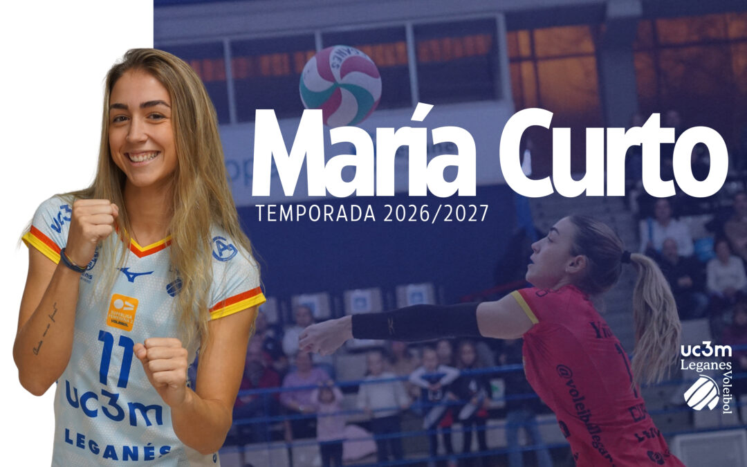 María Curto, nueva capitana del UC3M Voleibol Leganés: la líbero que lo para todo asume el brazalete pepinero