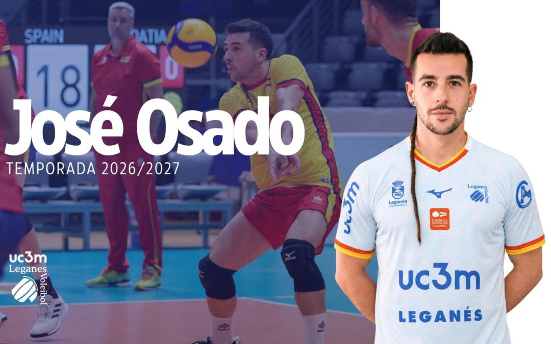 UC3M Voleibol Leganés ficha a José Osado, líbero de la Selección Española.