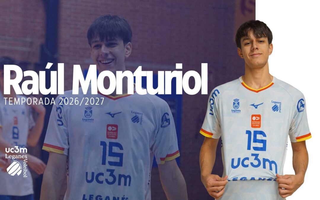 Raúl Monturiol, de Junior a Superliga con el UC3M Voleibol Leganés