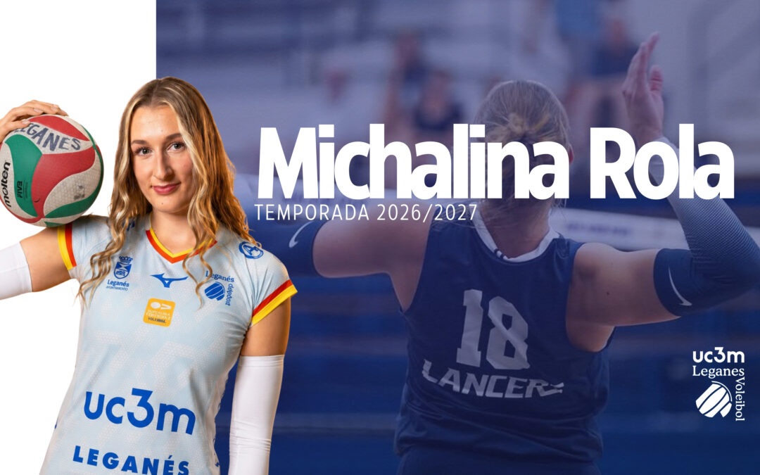 La receptora Michalina Rola, nueva jugadora del UC3M Voleibol Leganés.