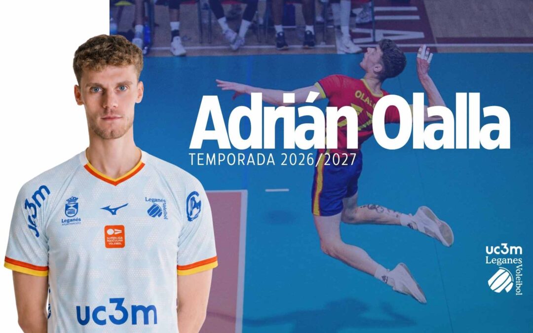 El UC3M Voleibol Leganés ficha a Adrián Olalla, receptor de la Selección Española y campeón de la Superliga