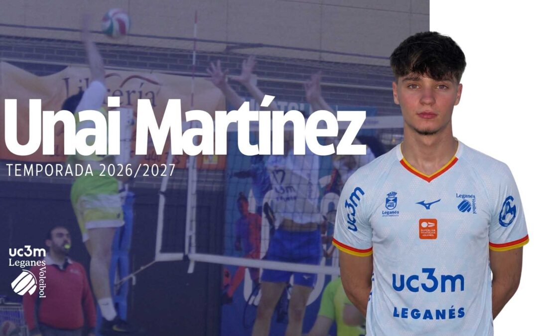 Unai Martínez, nuevo receptor del UC3M Voleibol Leganés