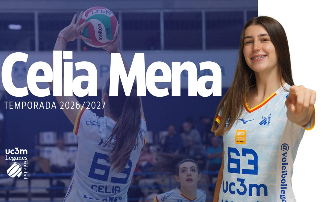 Celia Mena, la joya de la cantera pepinera, seguirá creciendo con el UC3M Voleibol Leganés