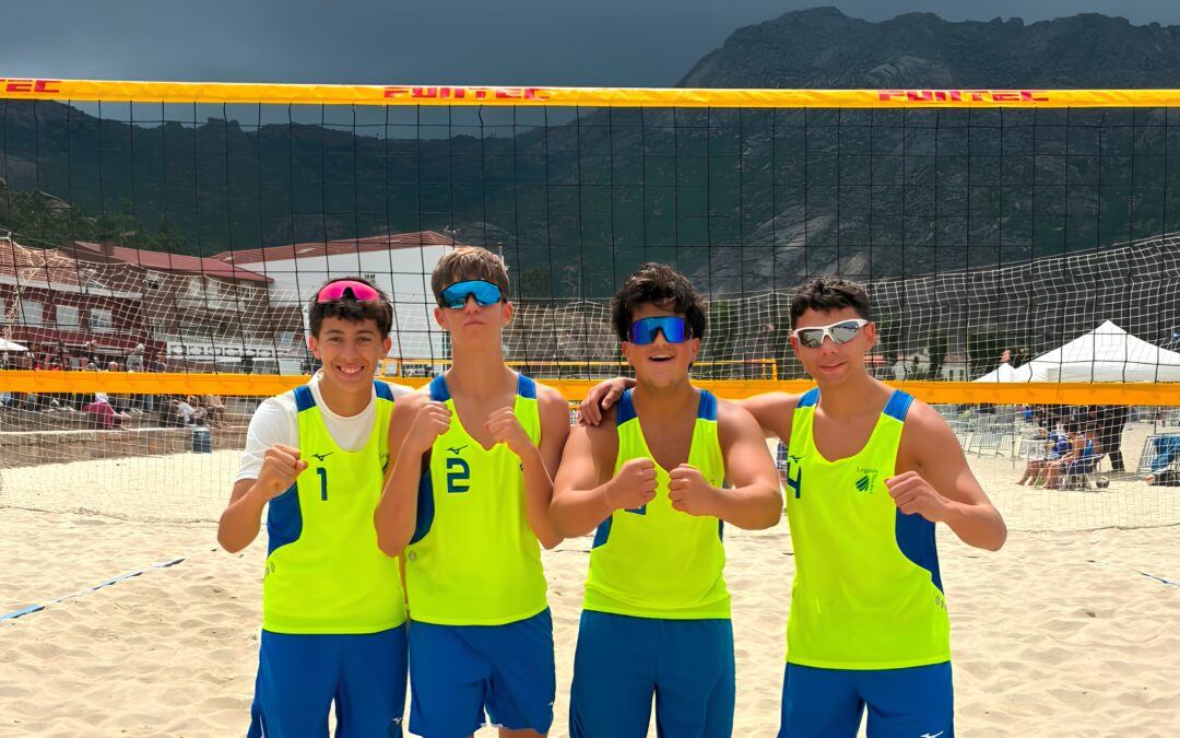 El Sub17 Masculino de Vóley Playa cierra en 9ª posición el Campeonato de España en Ézaro