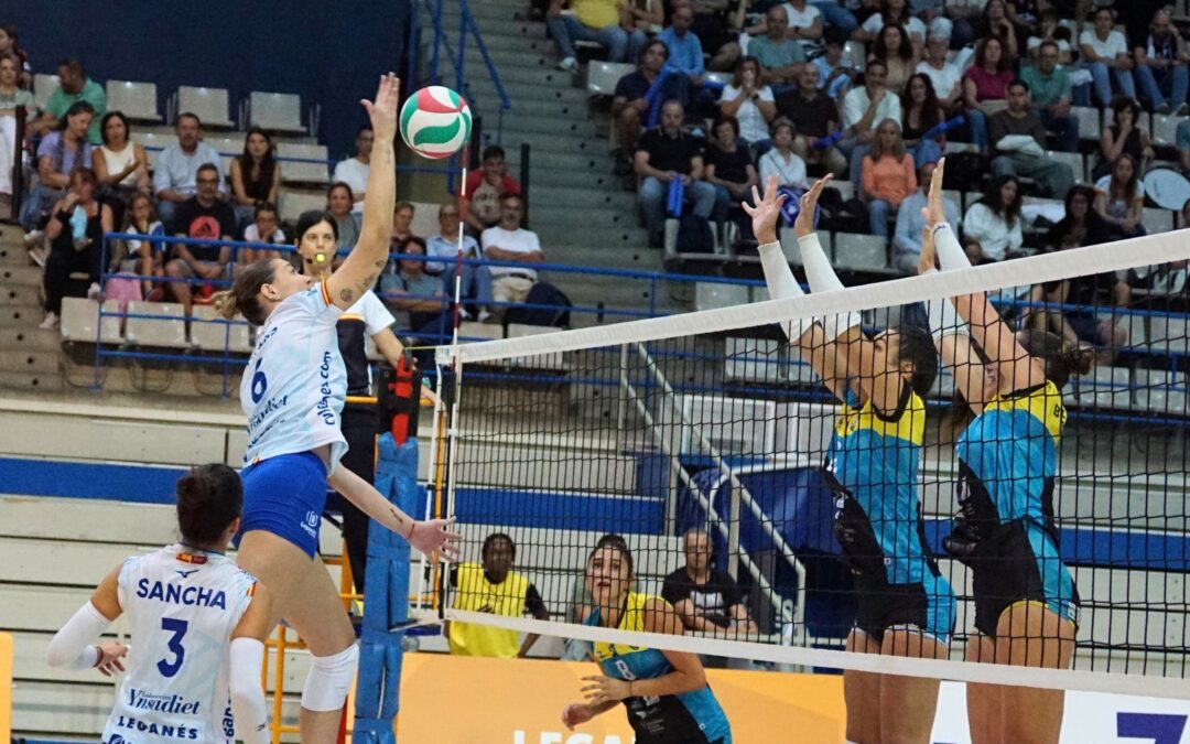 El UC3M Voleibol Leganés compite de tú a tú en su estreno en Superliga Femenina 2
