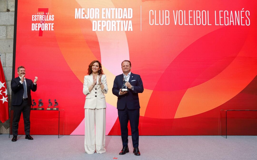 𝗘𝗹 𝗖𝗹𝘂𝗯 𝗩𝗼𝗹𝗲𝗶𝗯𝗼𝗹 𝗟𝗲𝗴𝗮𝗻𝗲́𝘀, 𝗽𝗿𝗲𝗺𝗶𝗼 𝗦𝗶𝗲𝘁𝗲 𝗘𝘀𝘁𝗿𝗲𝗹𝗹𝗮𝘀 𝗱𝗲𝗹 𝗗𝗲𝗽𝗼𝗿𝘁𝗲 𝗮 𝗹𝗮 𝗺𝗲𝗷𝗼𝗿 𝗲𝗻𝘁𝗶𝗱𝗮𝗱 𝗱𝗲𝗽𝗼𝗿𝘁𝗶𝘃𝗮 𝗱𝗲 𝗹𝗮 𝗖𝗼𝗺𝘂𝗻𝗶𝗱𝗮𝗱 𝗱𝗲 𝗠𝗮𝗱𝗿𝗶𝗱 𝟮𝟬𝟮𝟱